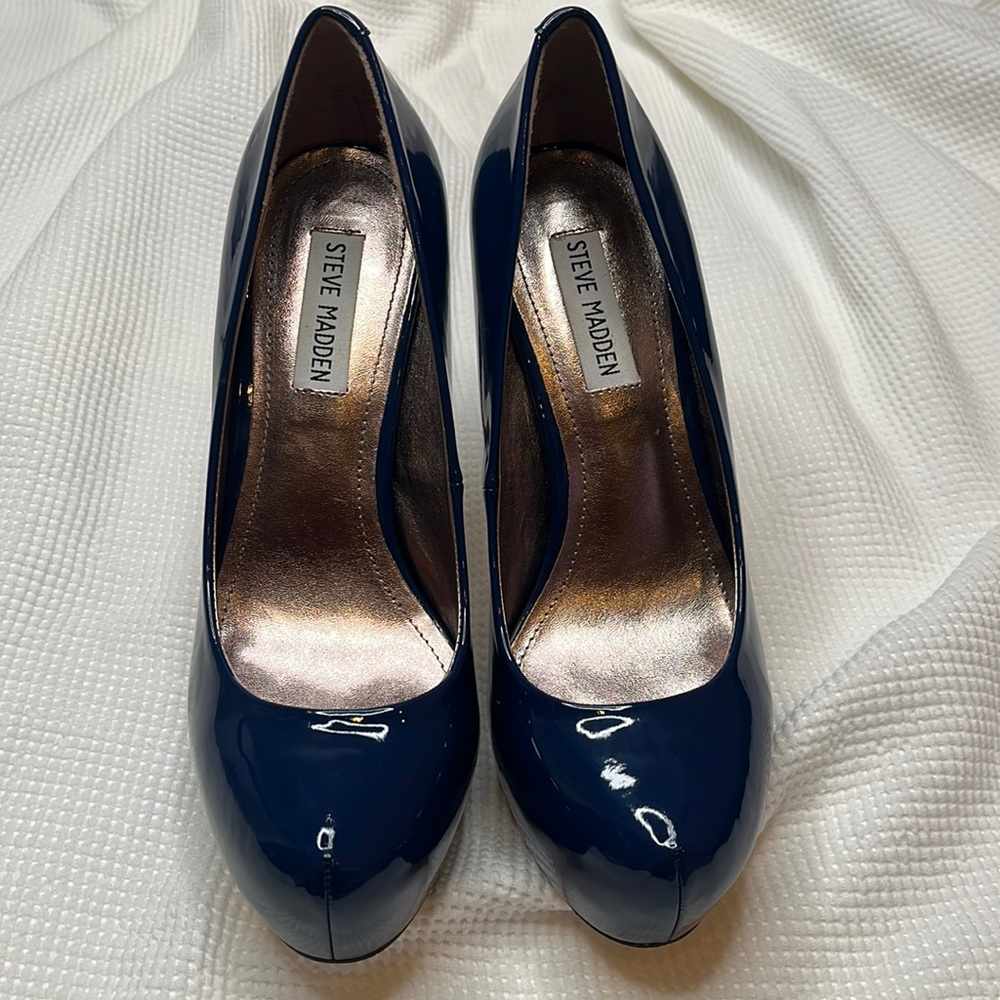 Navy Blue Steve Madden Heels